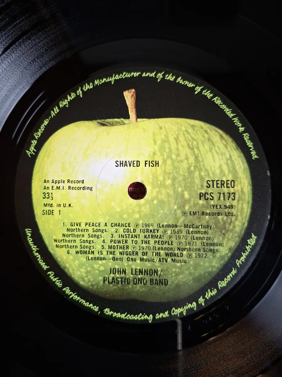 Lennon, Plastic Ono Band – Shaved Fish