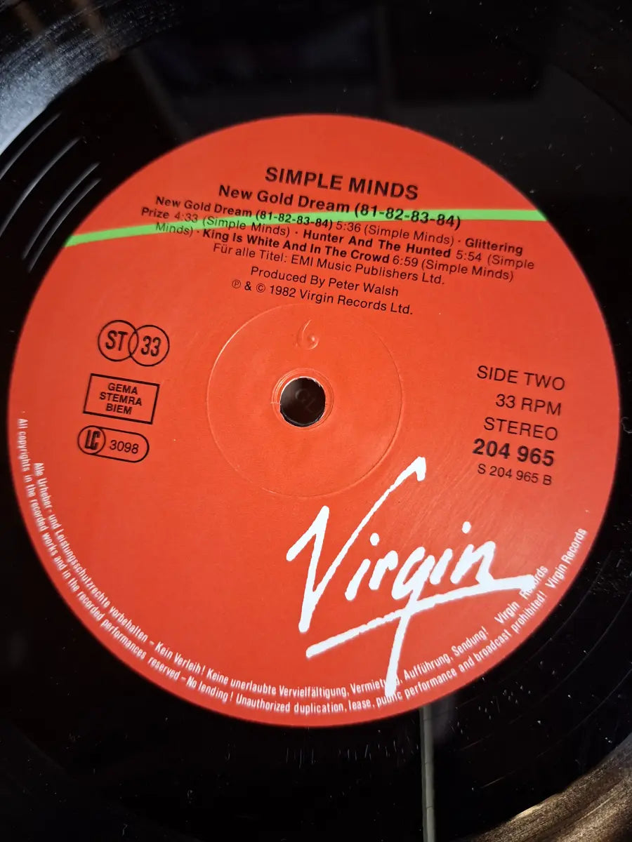 Simple Minds ‎– New Gold Dream (81-82-83-84)