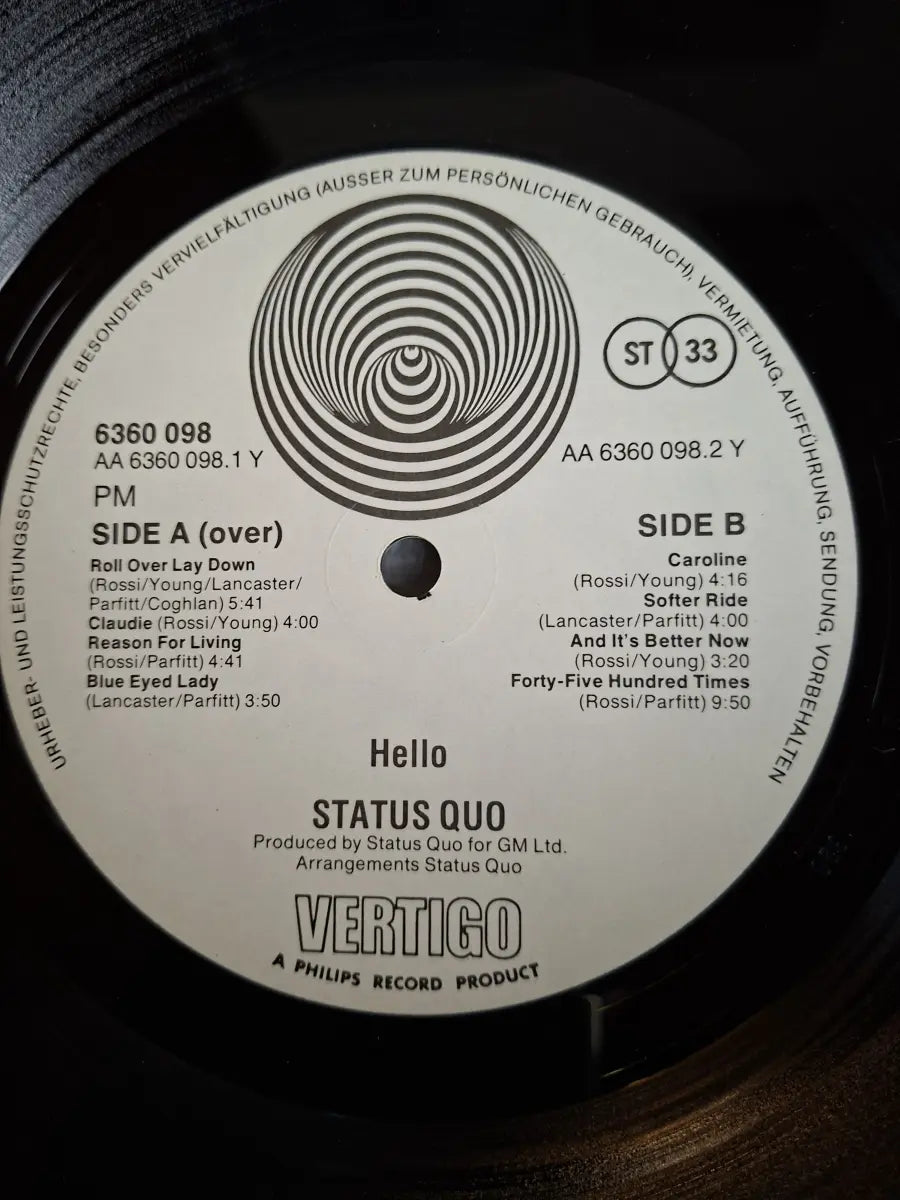 Status Quo ‎– Hello!