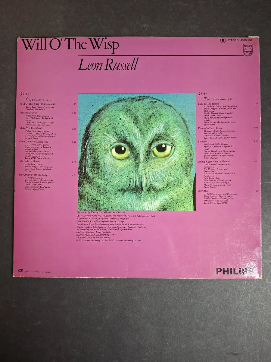Leon Russell ‎– Will O' The Wisp