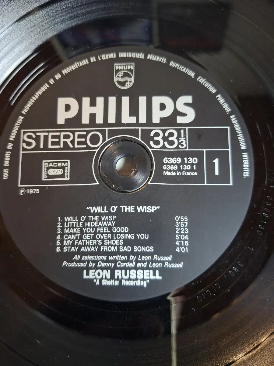 Leon Russell ‎– Will O' The Wisp