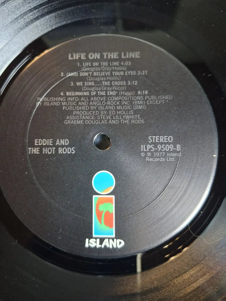 Eddie And The Hot Rods ‎– Life On The Line