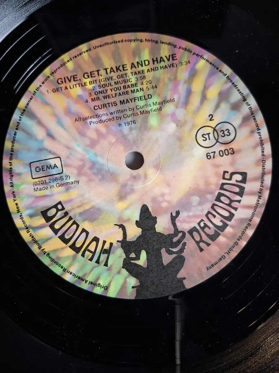 Curtis Mayfield – Give, Get, Take And Have