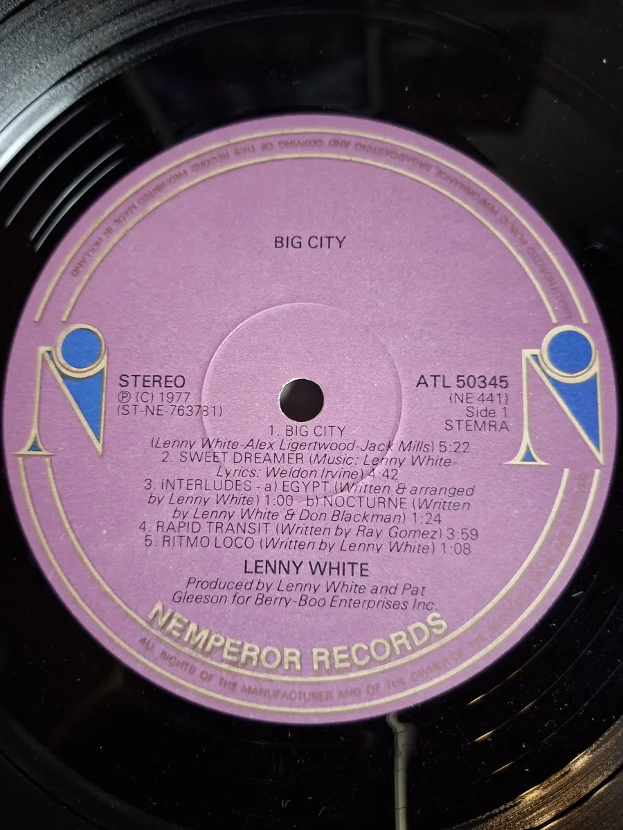 Lenny White ‎– Big City
