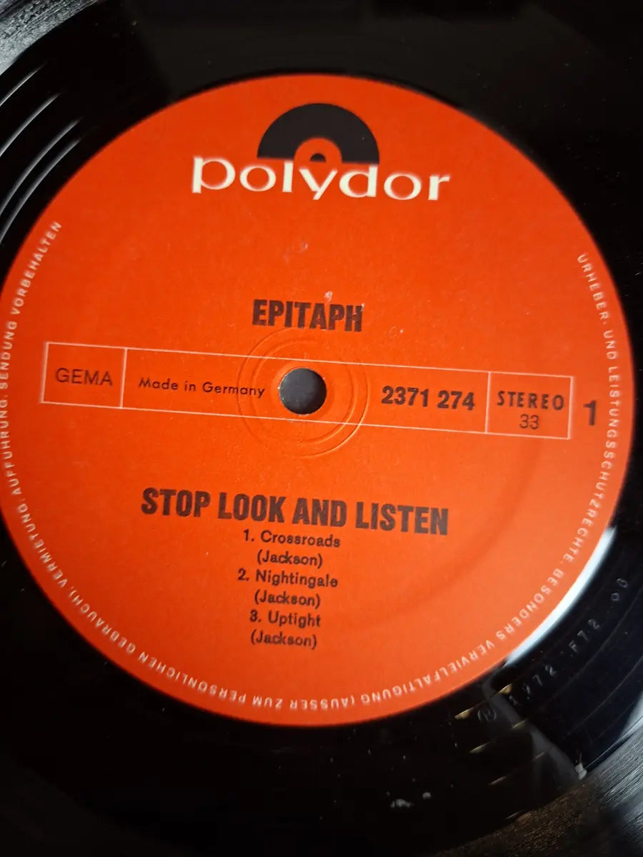 Epitaph – Stop Look And Listen