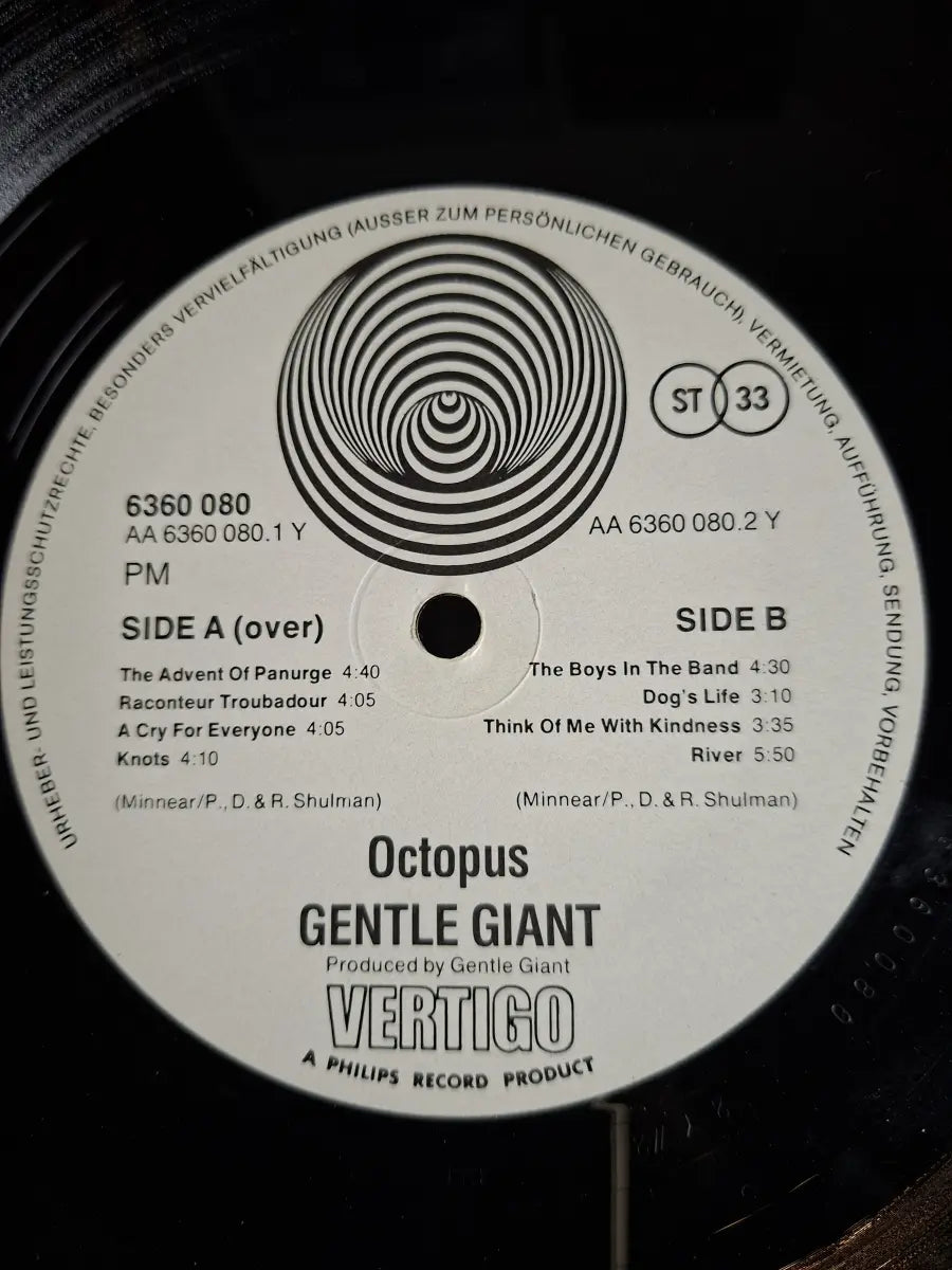 Gentle Giant ‎– Octopus