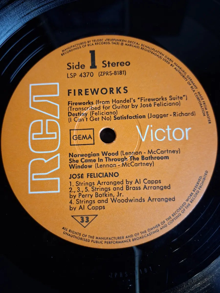 José Feliciano – Fireworks