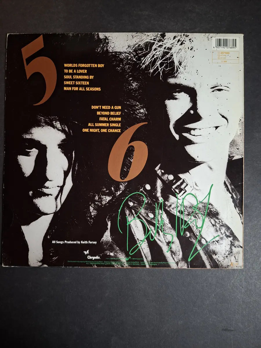 Billy Idol – Whiplash Smile