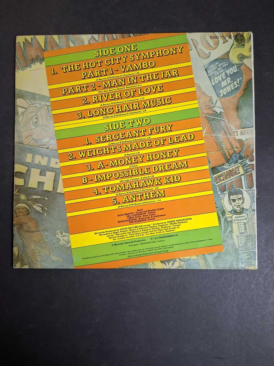 The Sensational Alex Harvey Band – The Impossible Dream