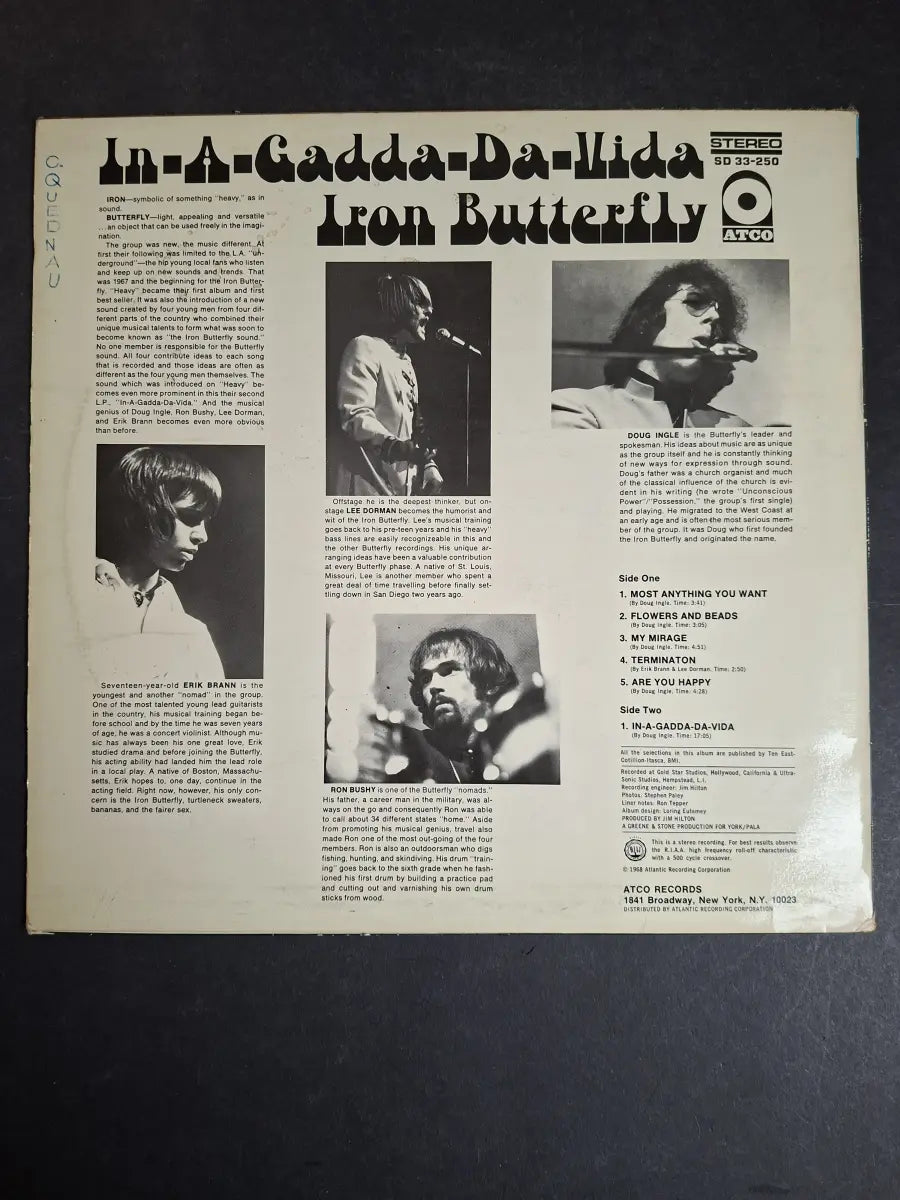 Iron Butterfly – In-A-Gadda-Da-Vida
