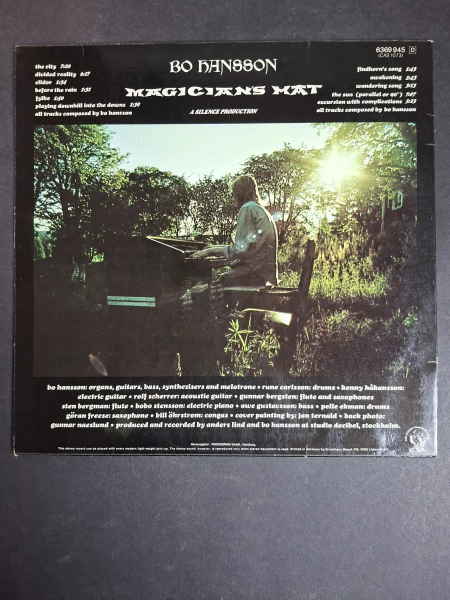 Bo Hansson ‎– Magician's Hat