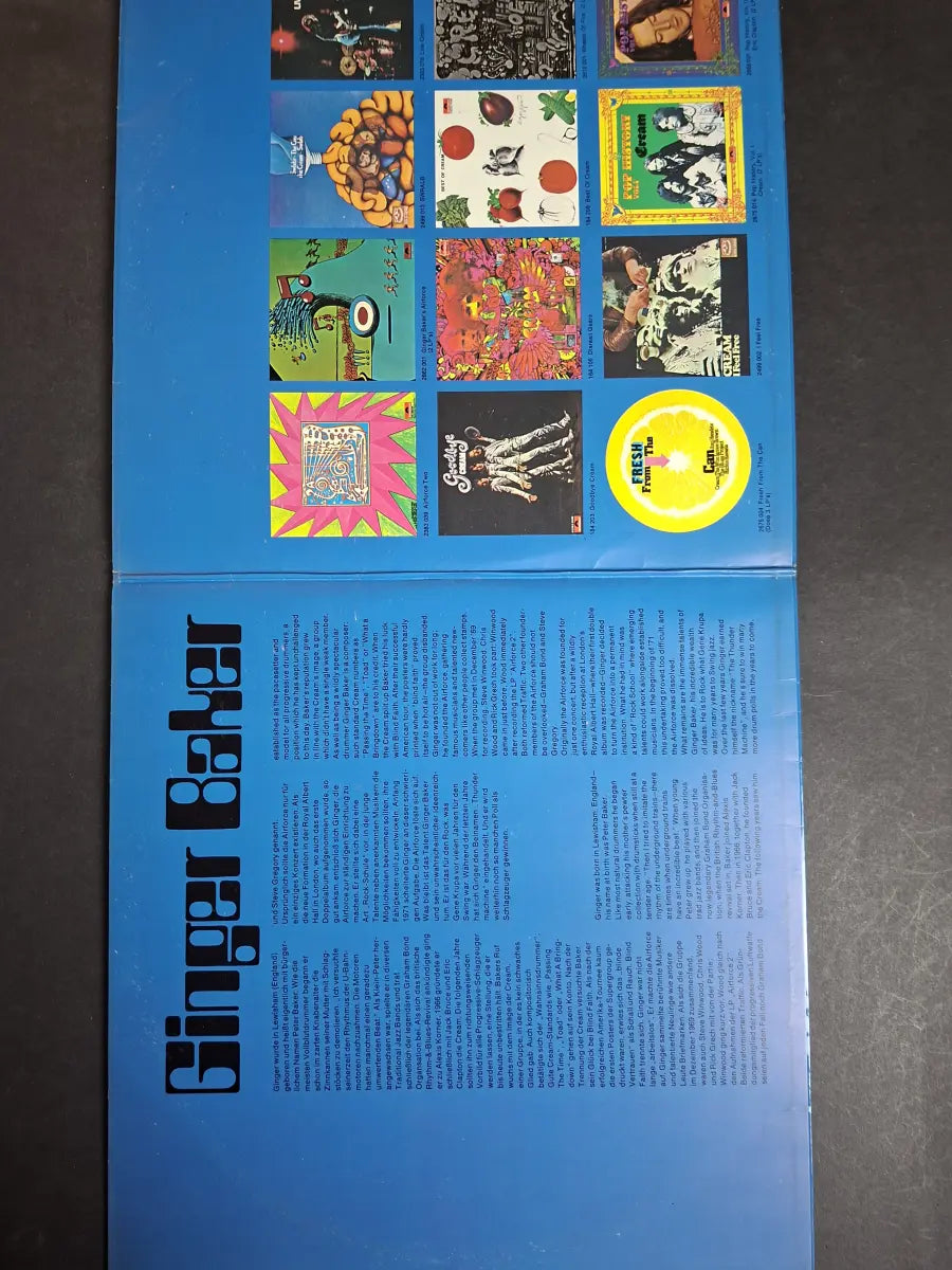 Ginger Baker – Pop History, Vol. 10