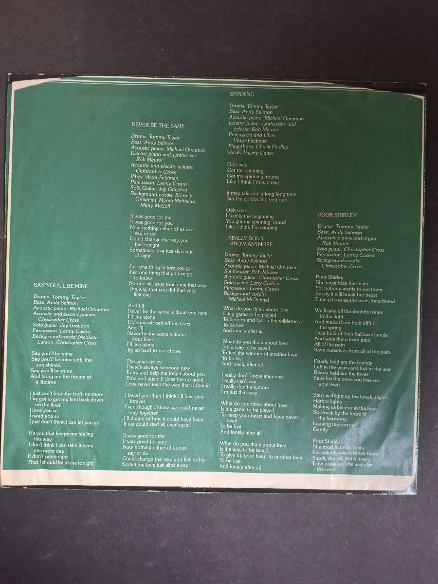 Christopher Cross – Christopher Cross