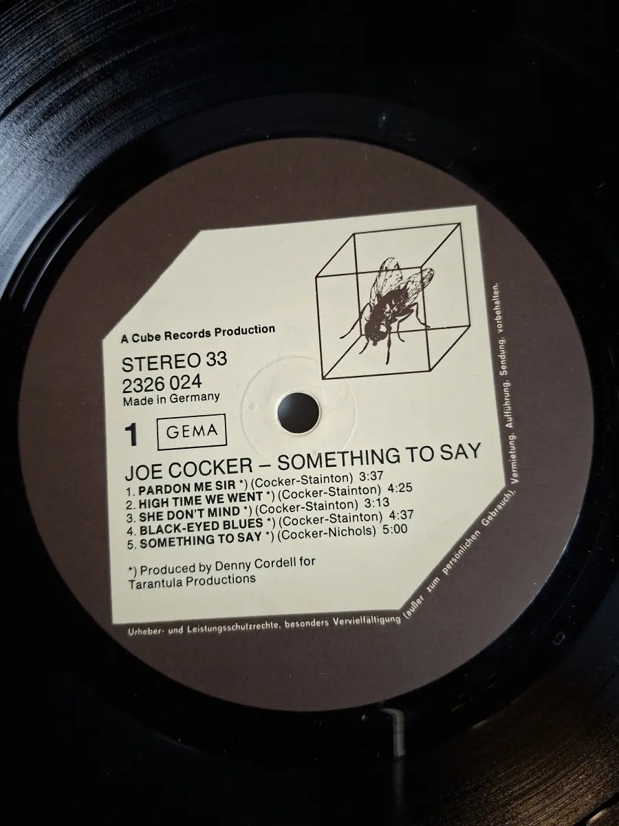 Joe Cocker – Something To Say