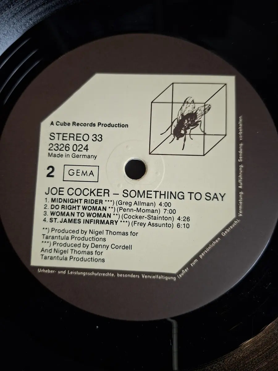 Joe Cocker – Something To Say