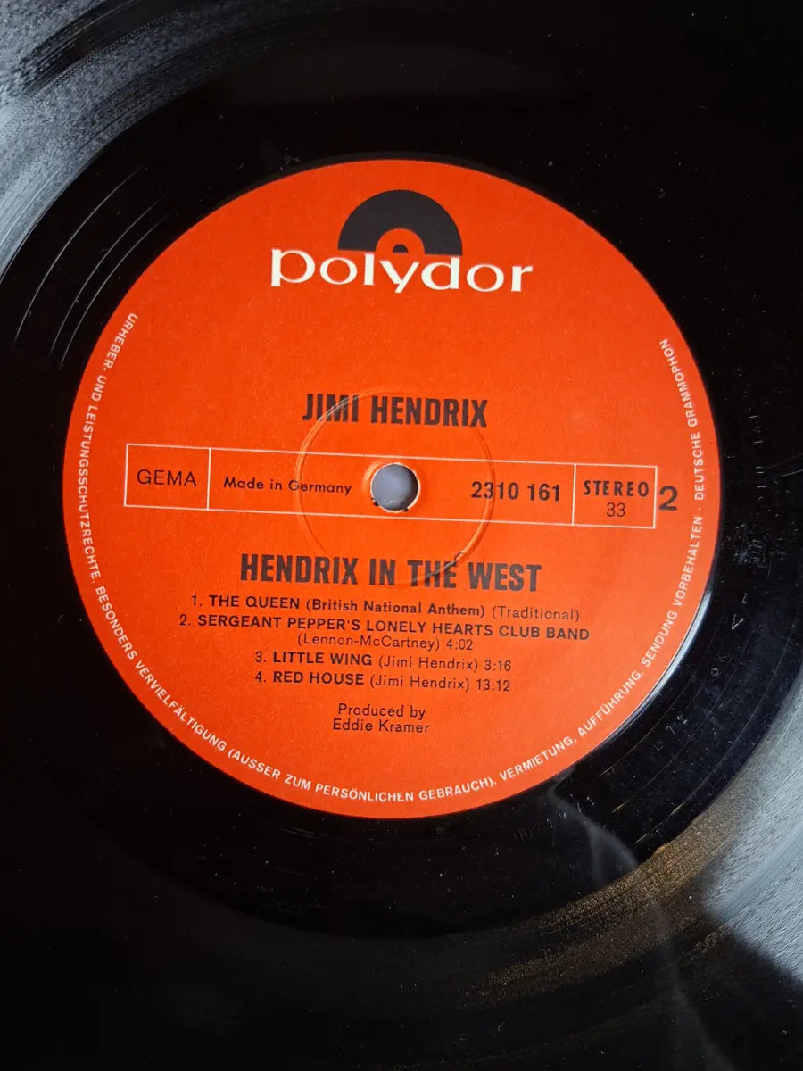 Jimi Hendrix – Hendrix In The West