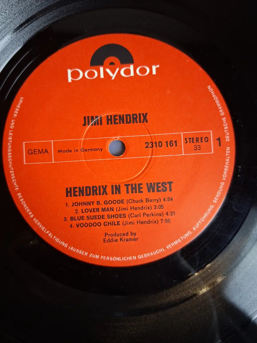 Jimi Hendrix – Hendrix In The West