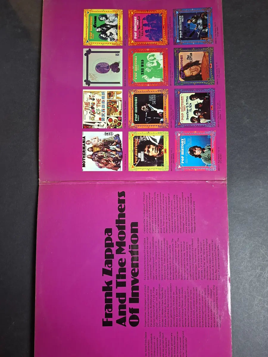Frank Zappa And The Mothers Of Invention – Pop History, Vol. 7
