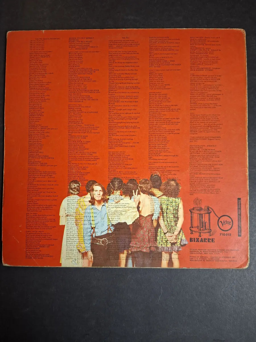 The Mothers Of Invention - We're Only In It For The Money (LP, Album, Met)