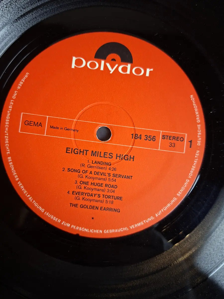 The Golden Earring ‎– Eight Miles High