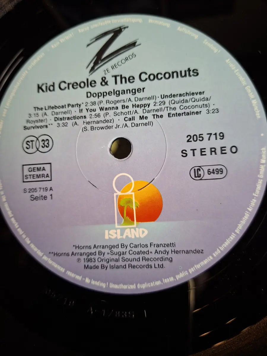 Kid Creole And The Coconuts – Doppelganger
