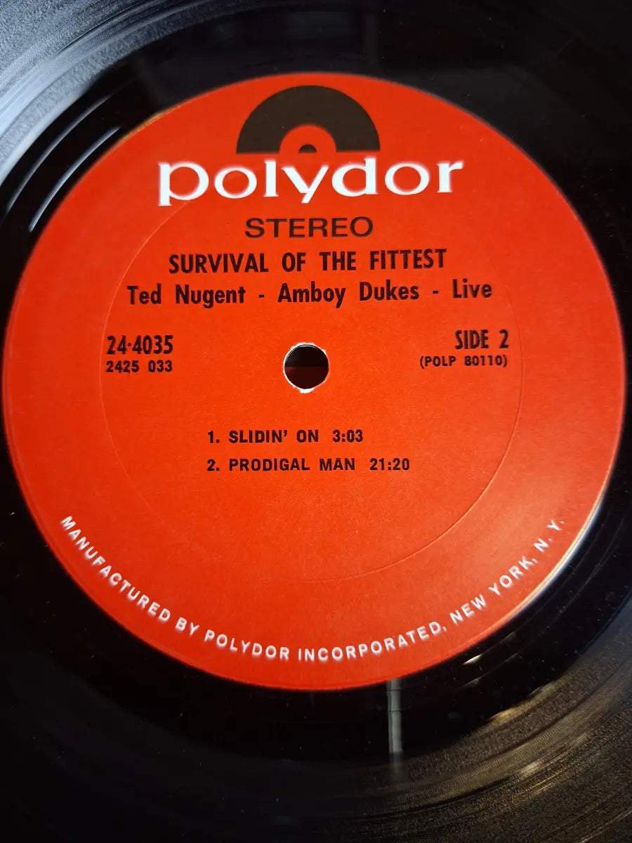 Ted Nugent And The Amboy Dukes – Survival Of The Fittest - Live