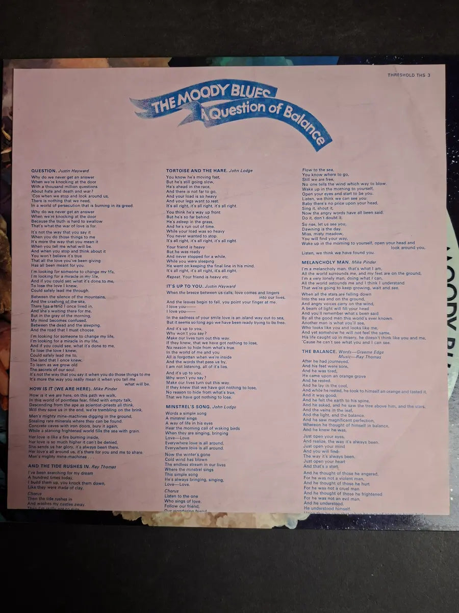 The Moody Blues – A Question Of Balance