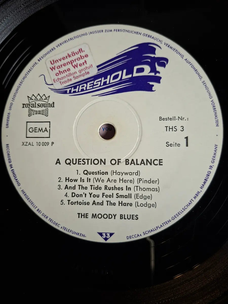 The Moody Blues – A Question Of Balance