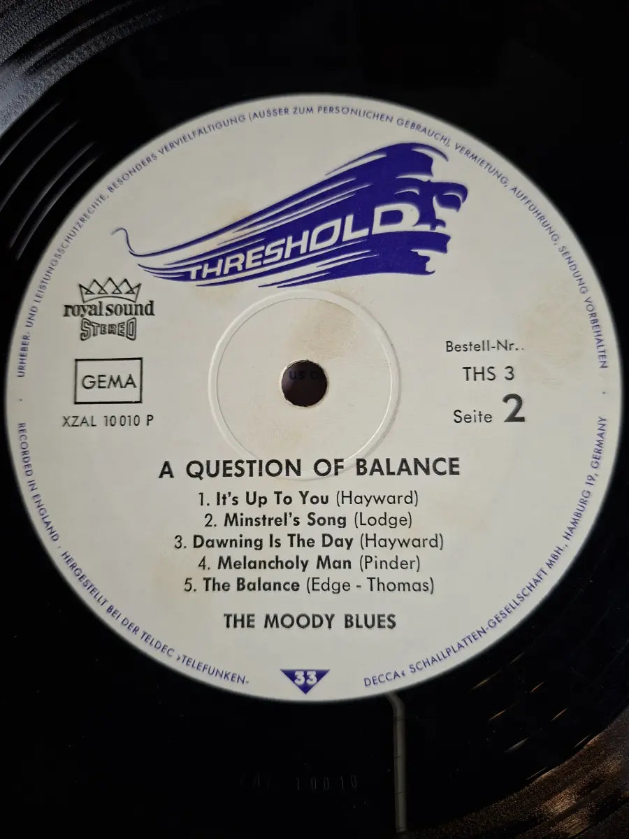 The Moody Blues – A Question Of Balance