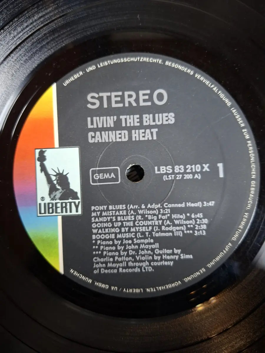 Canned Heat ‎– Living The Blues