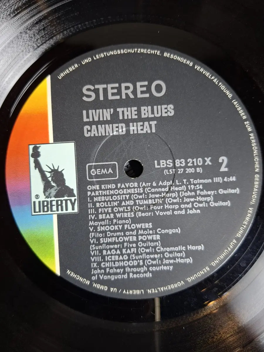 Canned Heat ‎– Living The Blues