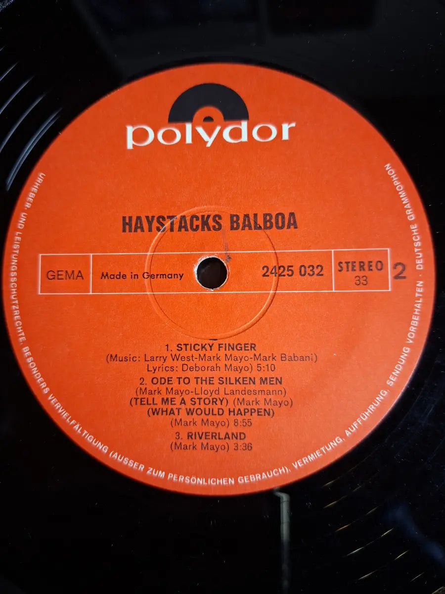 Haystacks Balboa ‎– Haystacks Balboa
