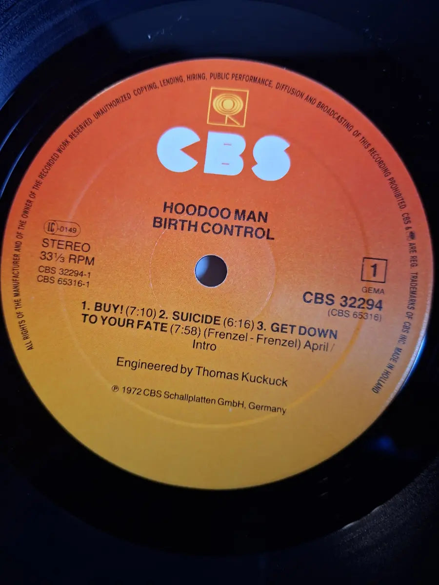 Birth Control ‎– Hoodoo Man