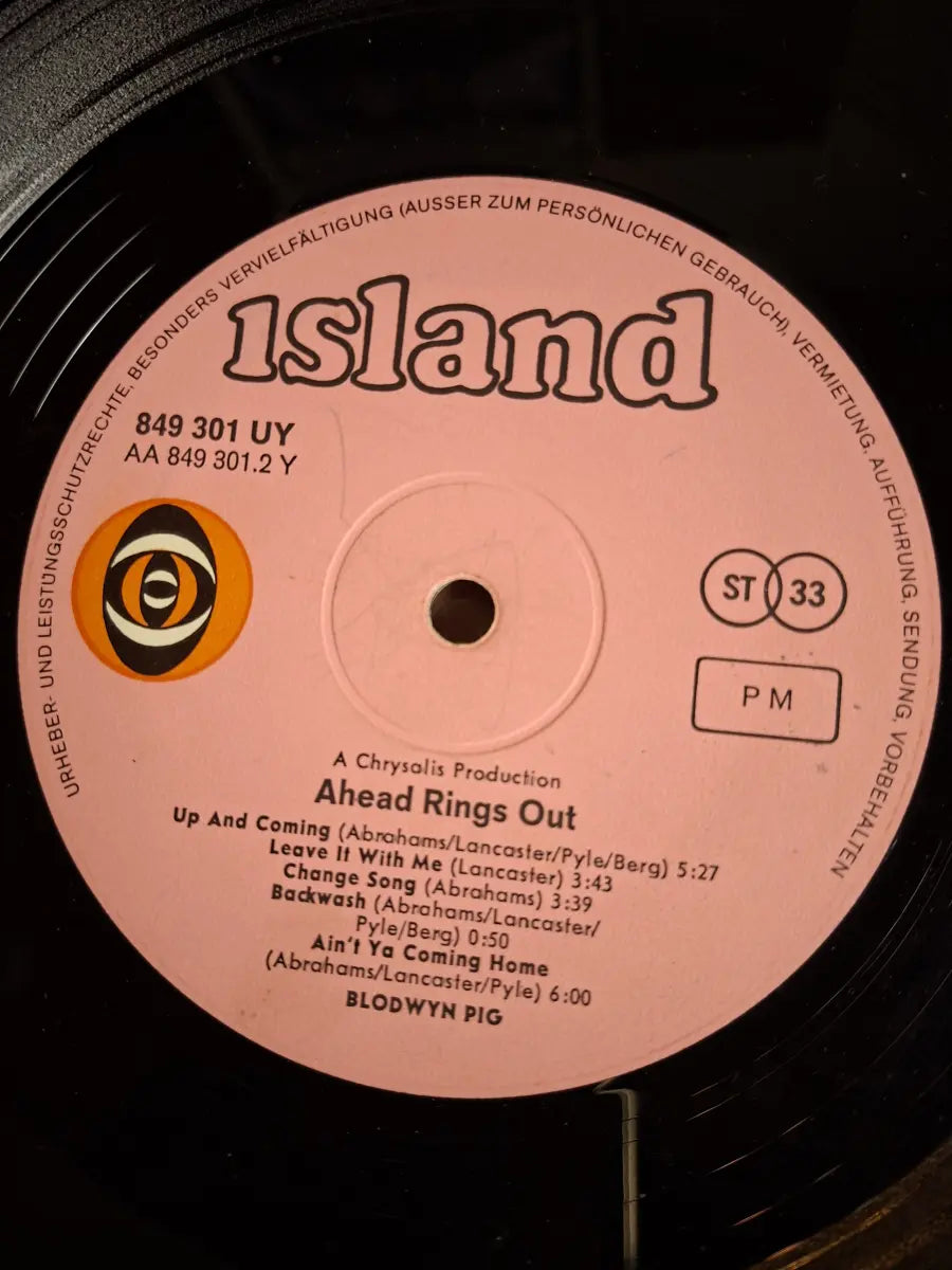 Blodwyn Pig ‎– Ahead Rings Out