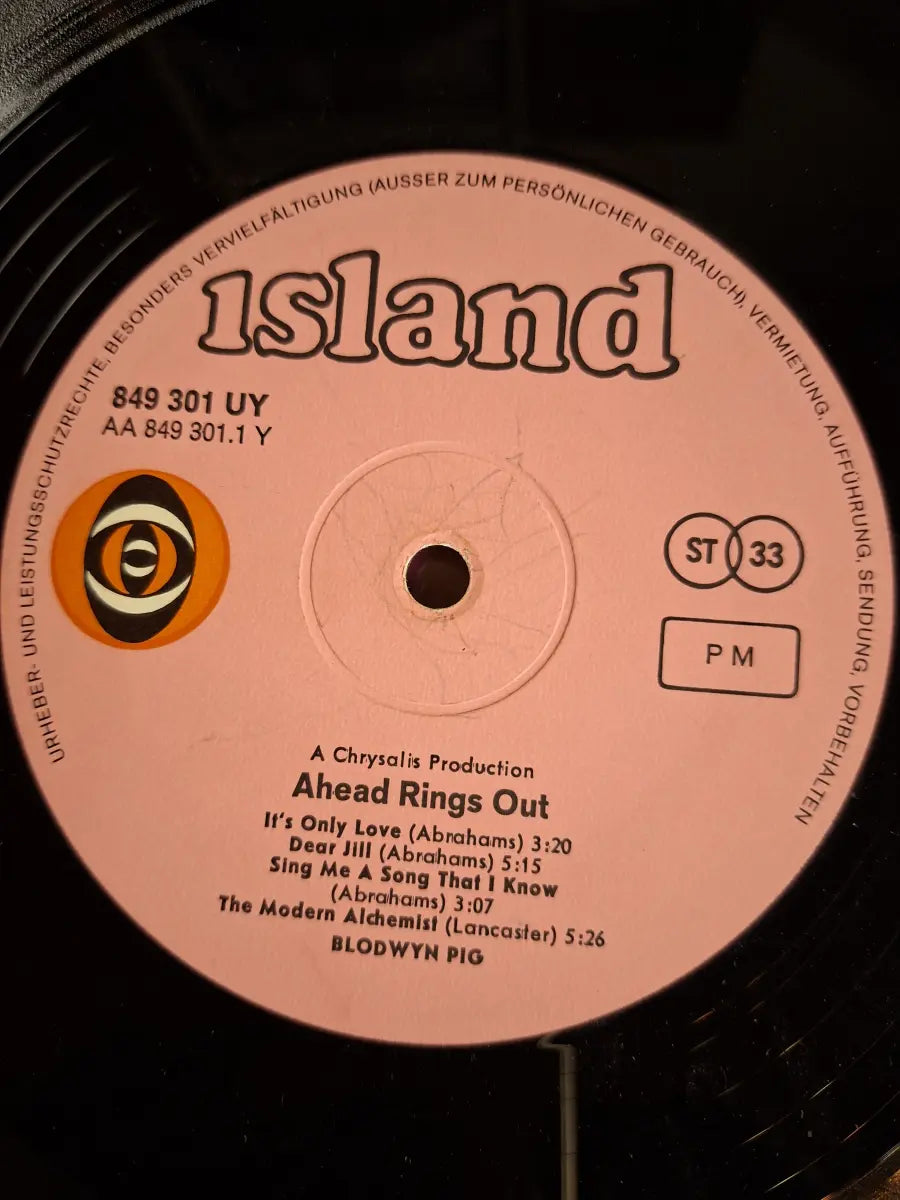 Blodwyn Pig ‎– Ahead Rings Out