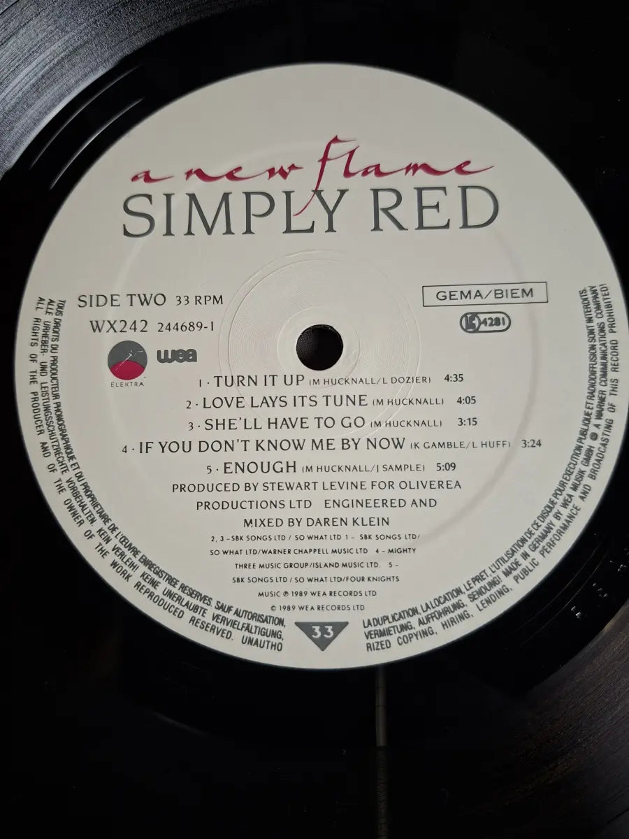 Simply Red – A New Flame