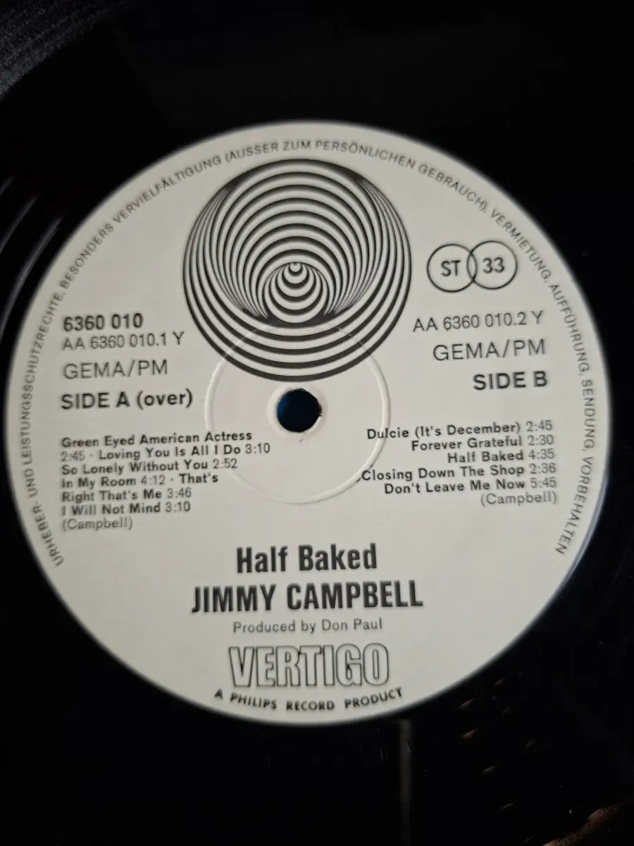 Jimmy Campbell – Half Baked