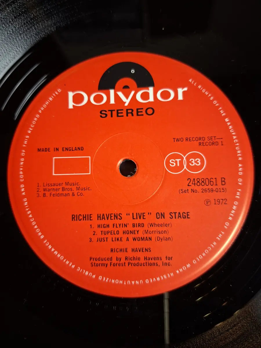 Richie Havens – On Stage
