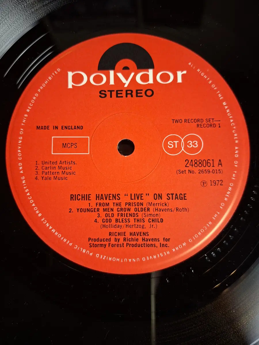 Richie Havens – On Stage