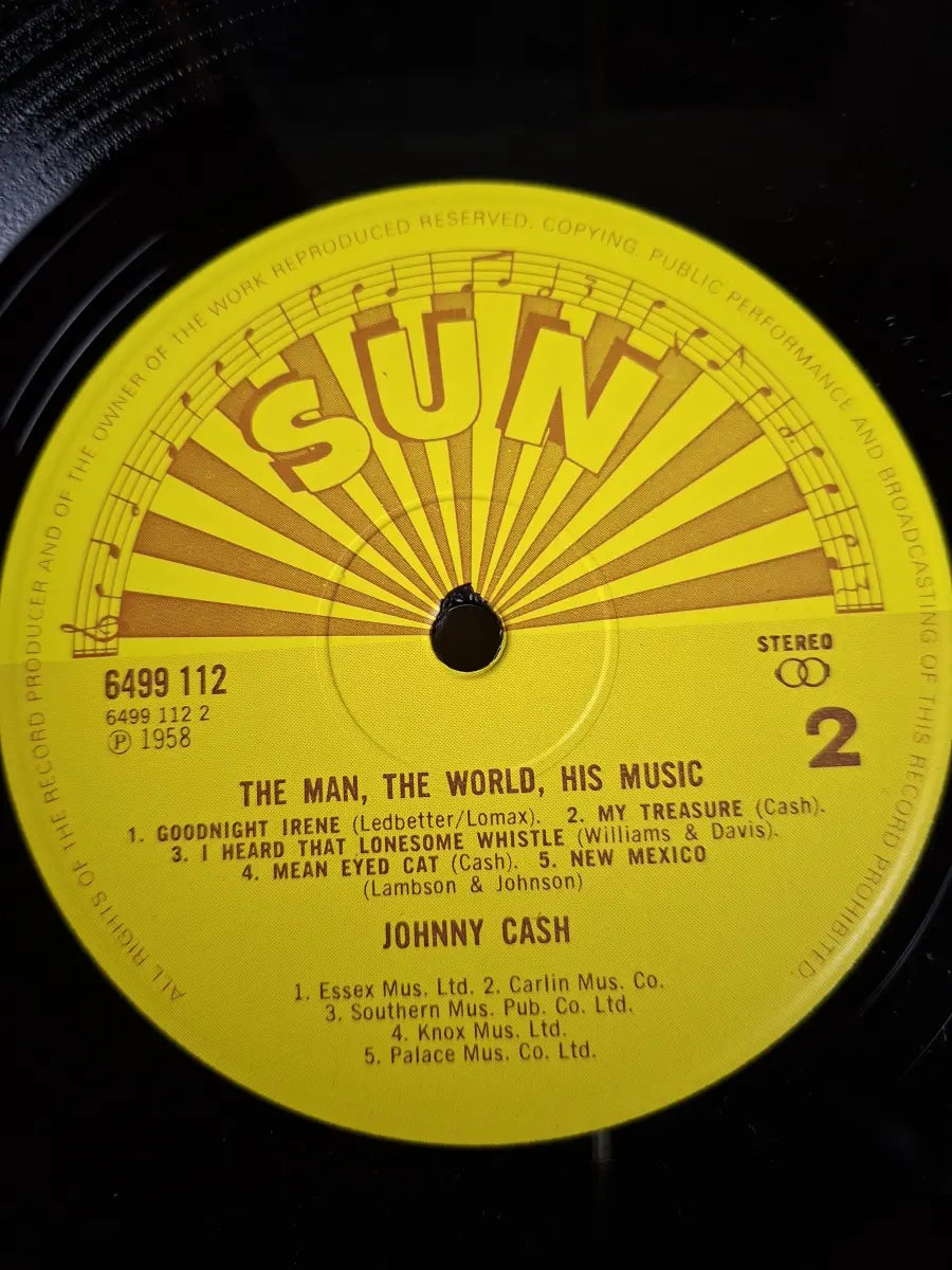 Johnny Cash ‎– The Man, The World, His Music