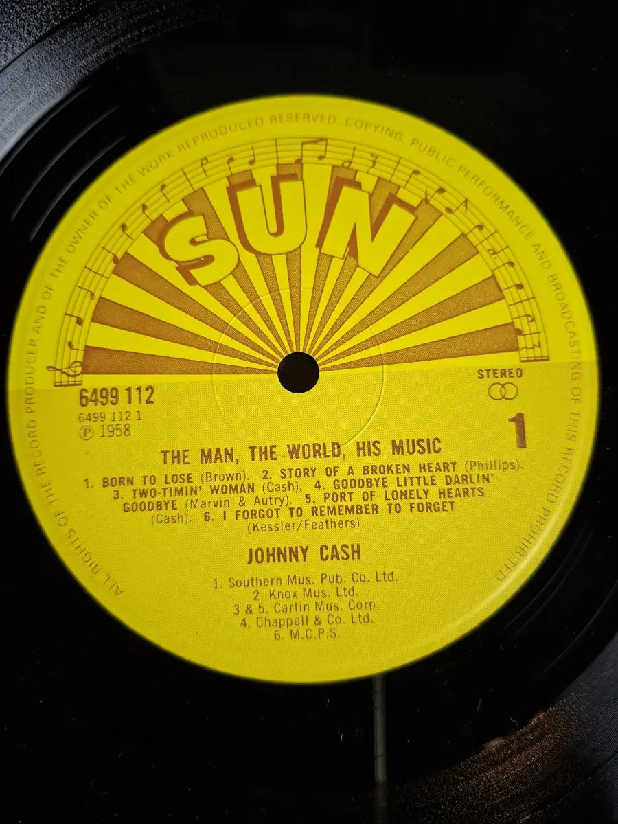 Johnny Cash ‎– The Man, The World, His Music