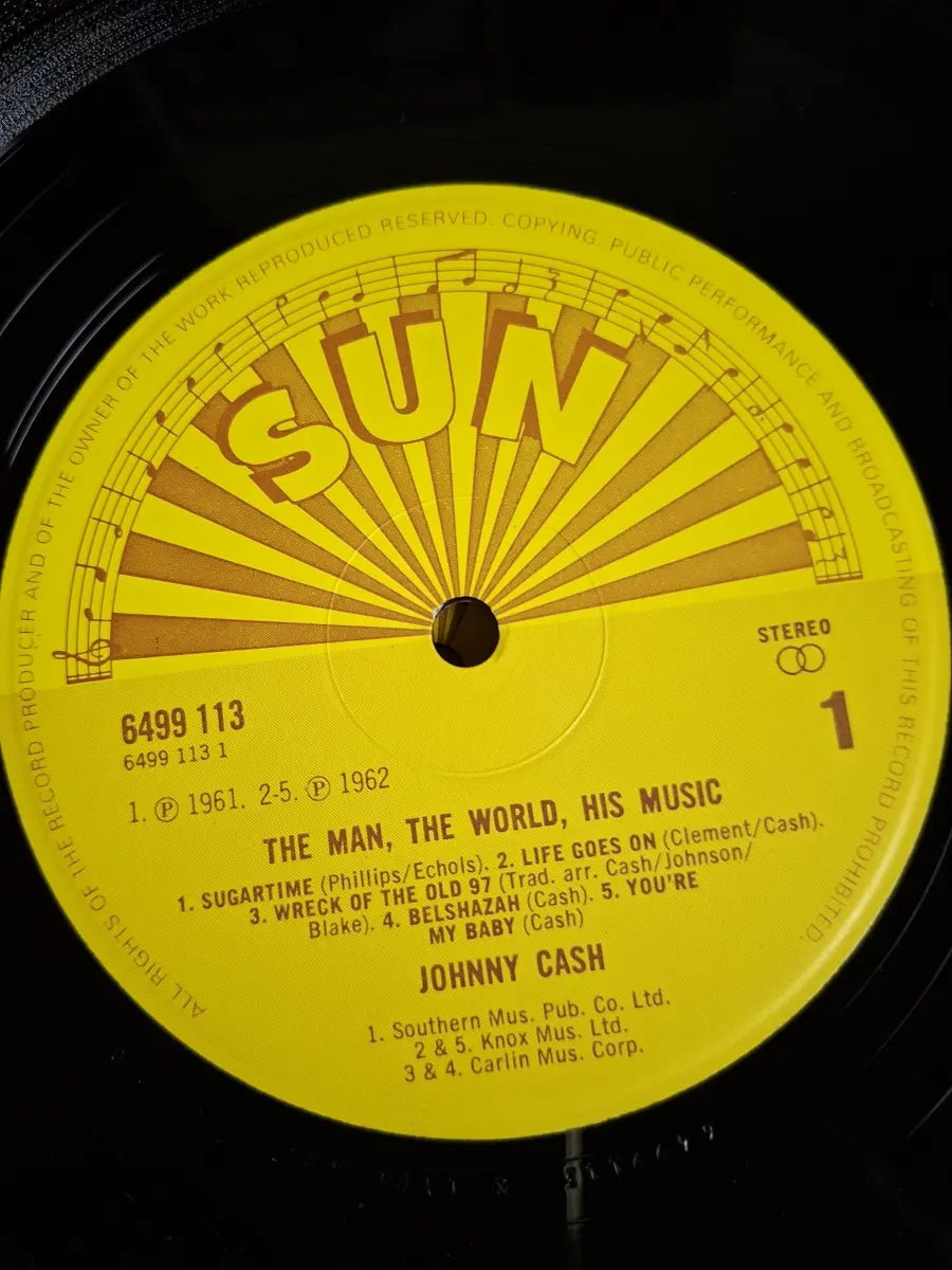 Johnny Cash ‎– The Man, The World, His Music