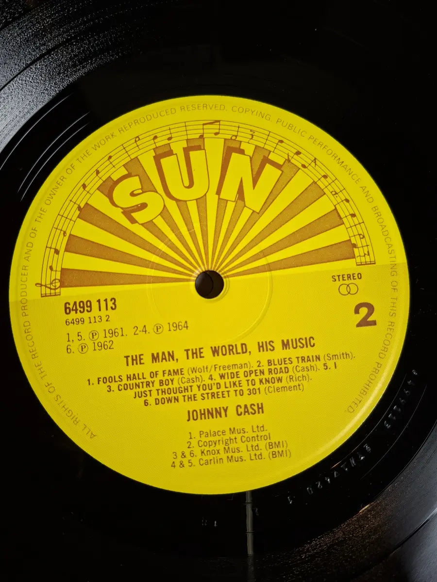 Johnny Cash ‎– The Man, The World, His Music