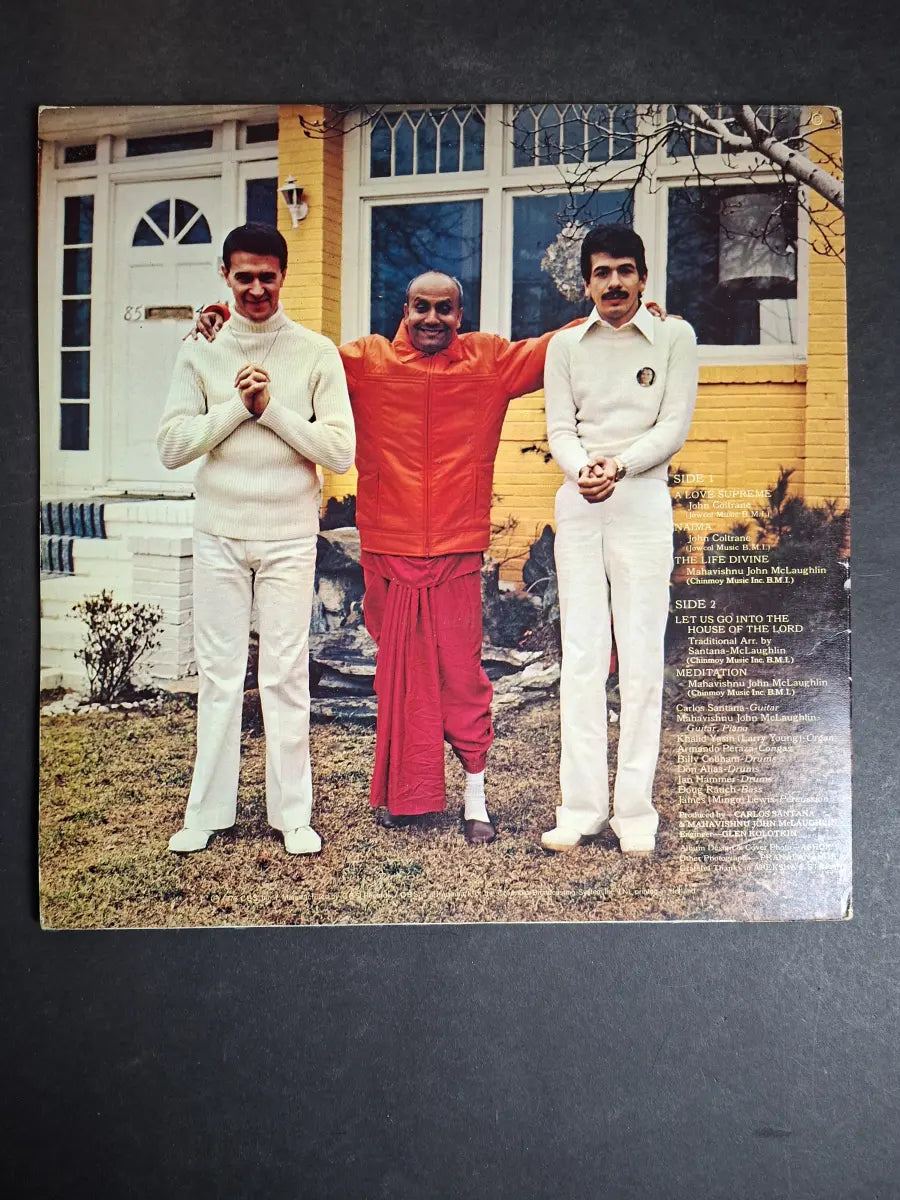 Carlos Santana / Mahavishnu John McLaughlin – Love Devotion Surrender