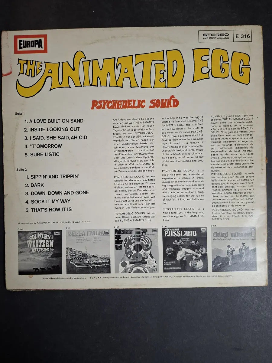 The Animated Egg ‎– The Animated Egg