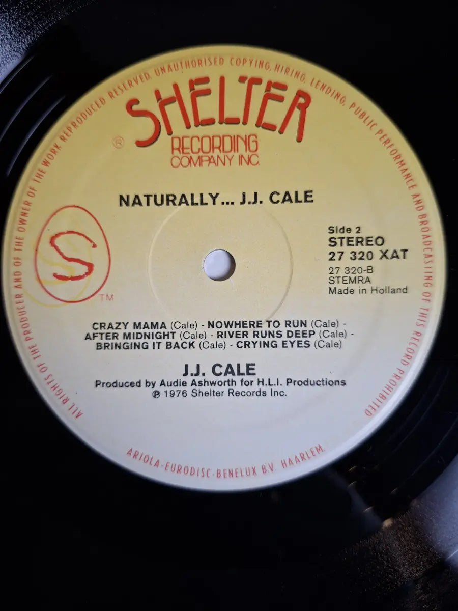 J.J. Cale ‎– Naturally
