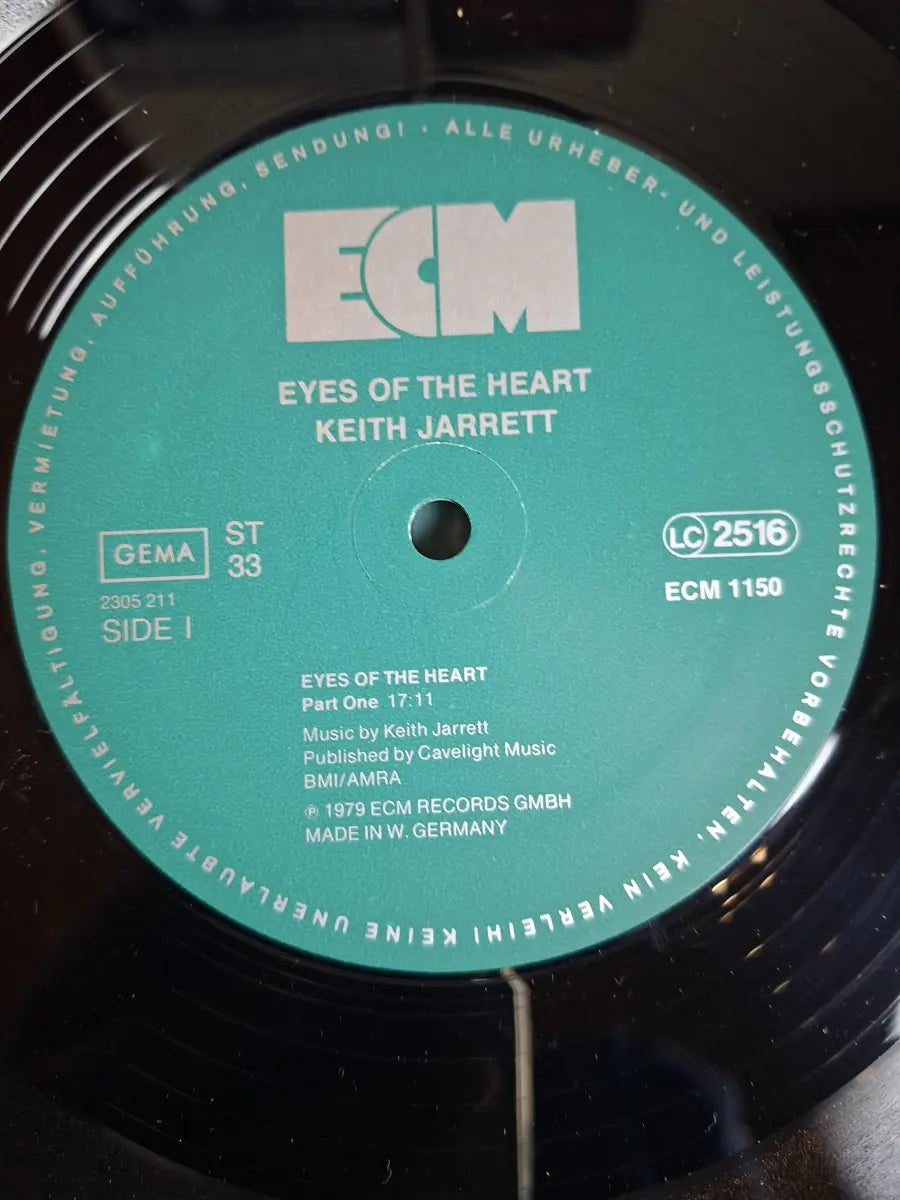 Keith Jarrett ‎– Eyes Of The Heart