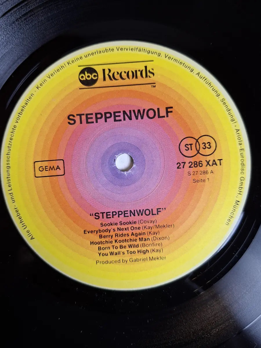 Steppenwolf ‎– Steppenwolf