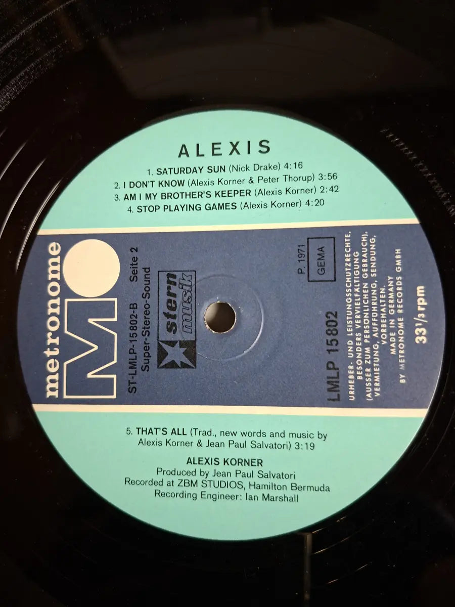 Alexis Korner ‎– Alexis