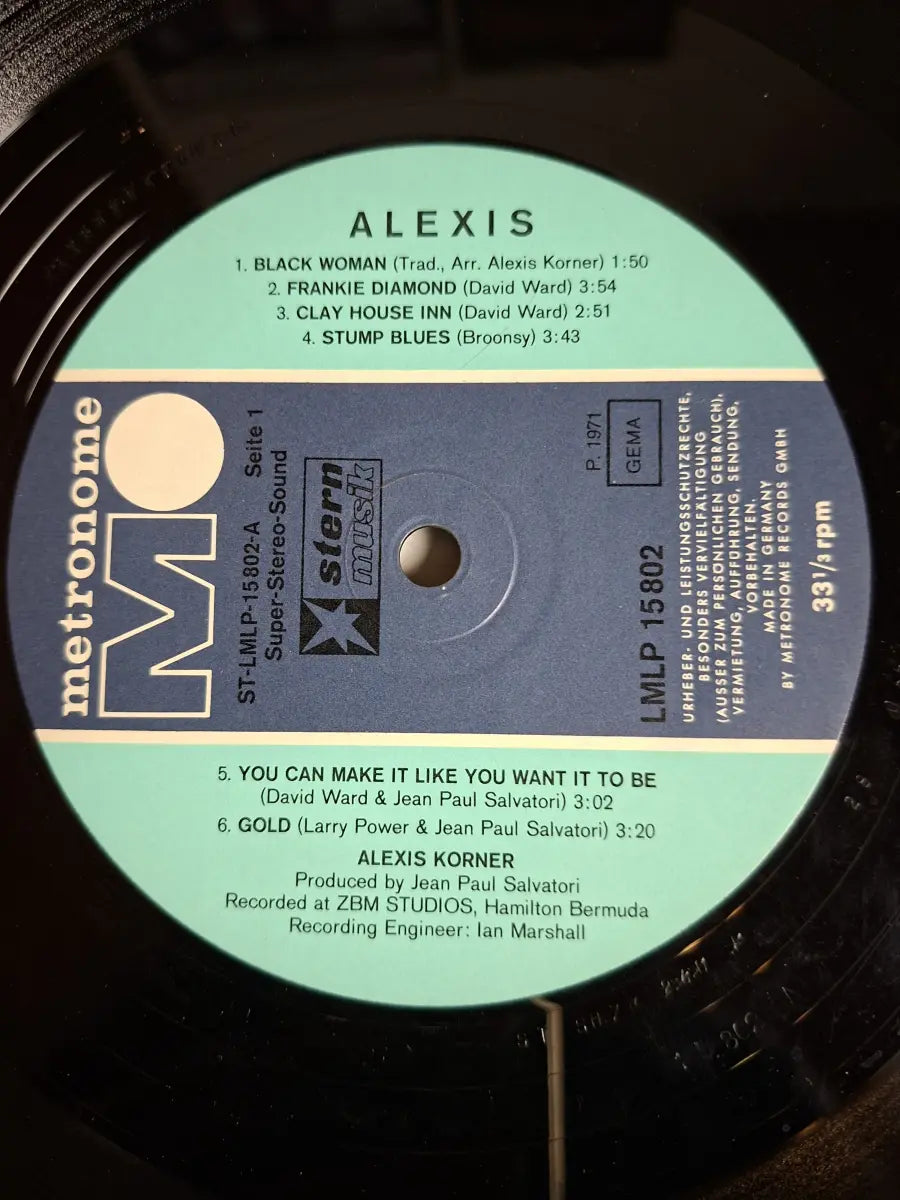 Alexis Korner ‎– Alexis